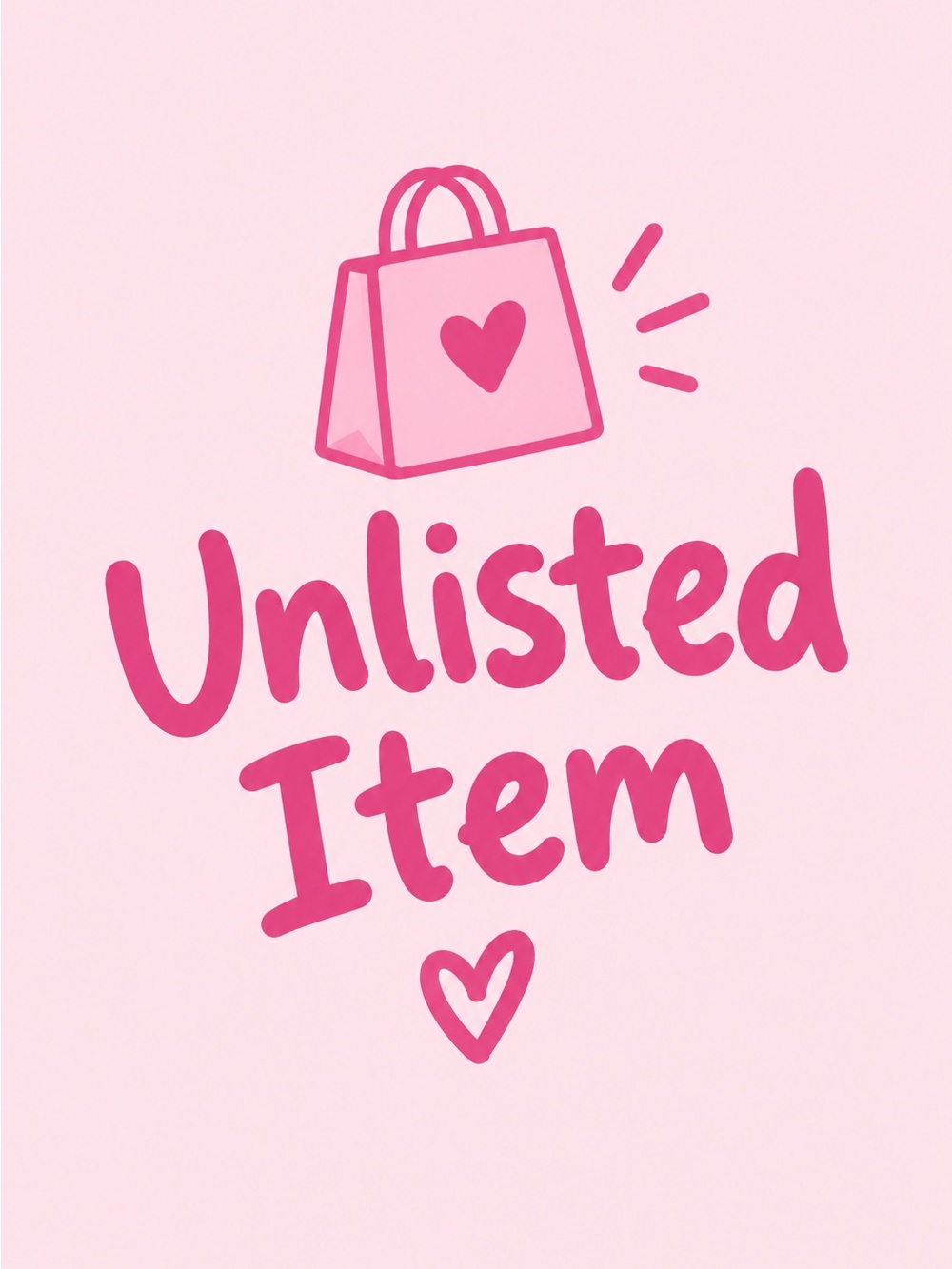 Unlisted Item for Live Show